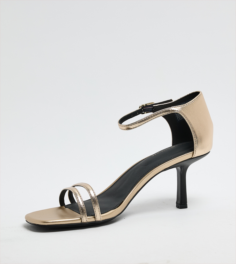 Ankle Loop Heeled Sandals