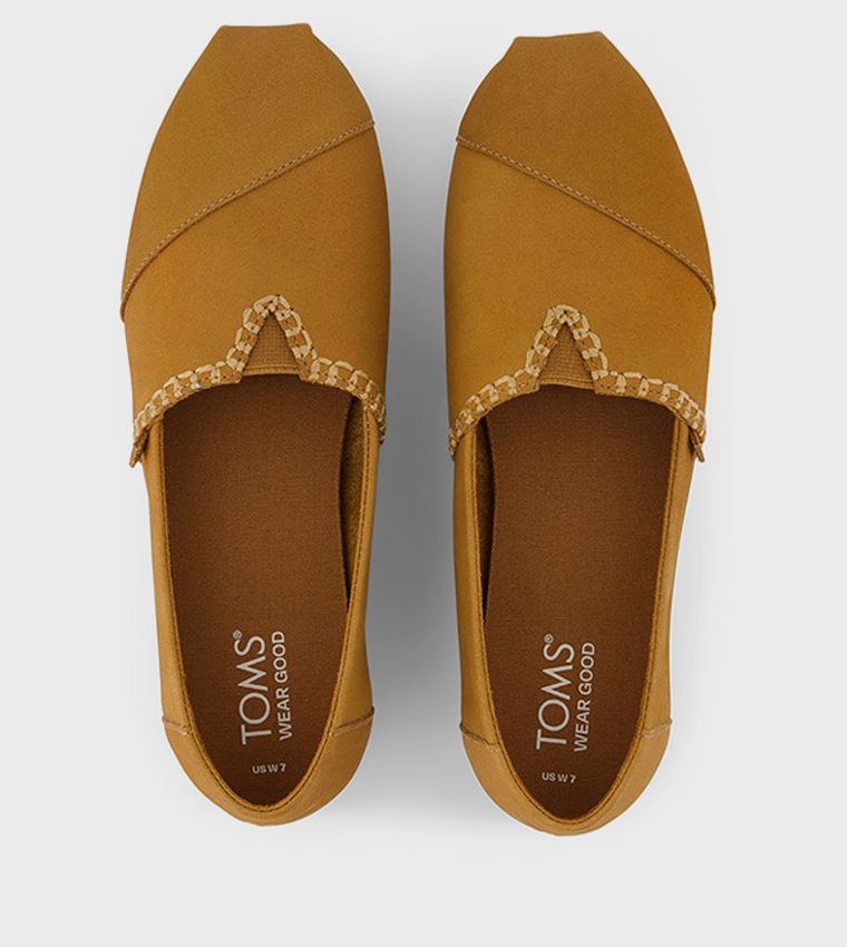 Buy Toms ALPARGATA Stitch Detail Slip On Shoes In Tan 6thStreet UAE