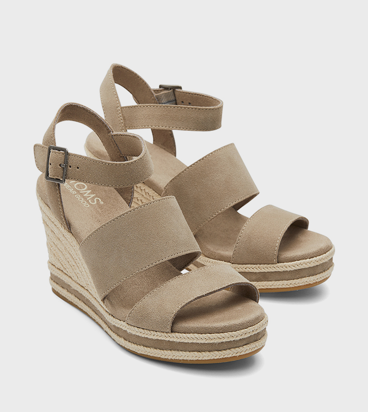 MADELYN Ankle Strap Wedge Sandals