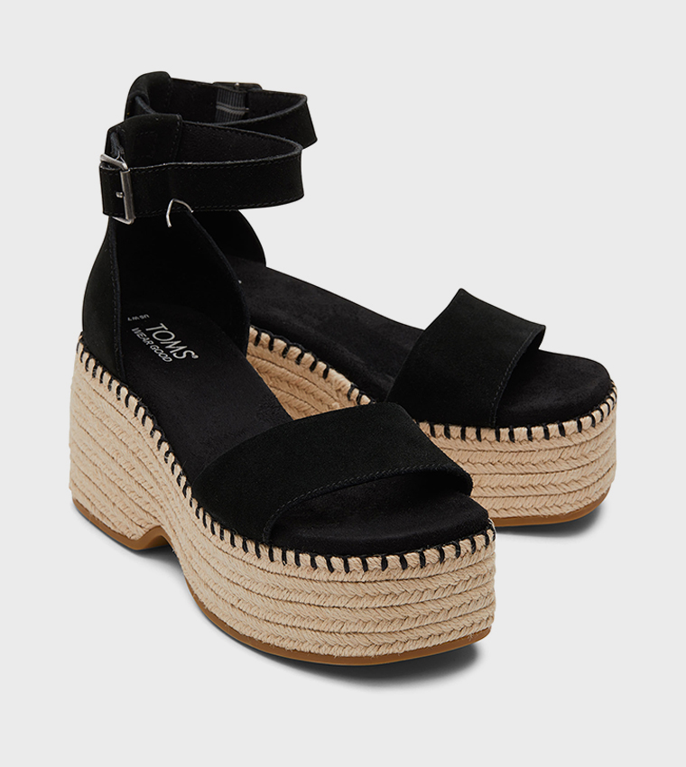 LAILA Open Toe Wedge Sandals