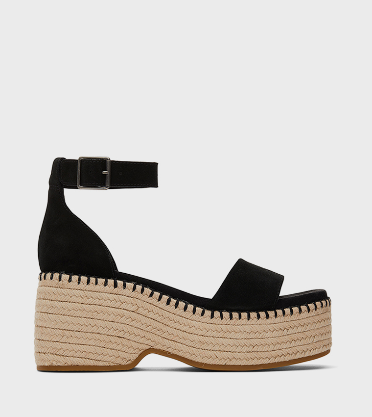 LAILA Open Toe Wedge Sandals