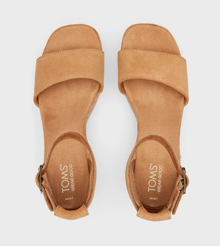 LAILA Open Toe Wedge Sandals