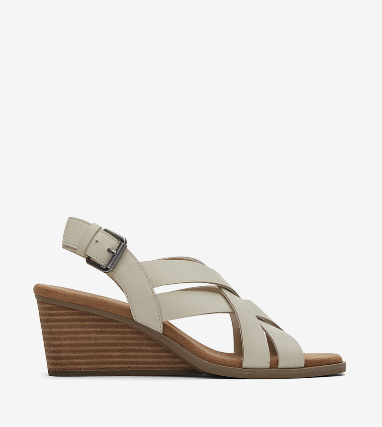 GRACIE Open Toe Wedge Sandals