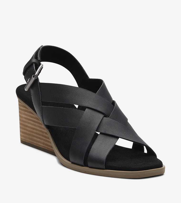 GRACIE Open Toe Wedge Sandals