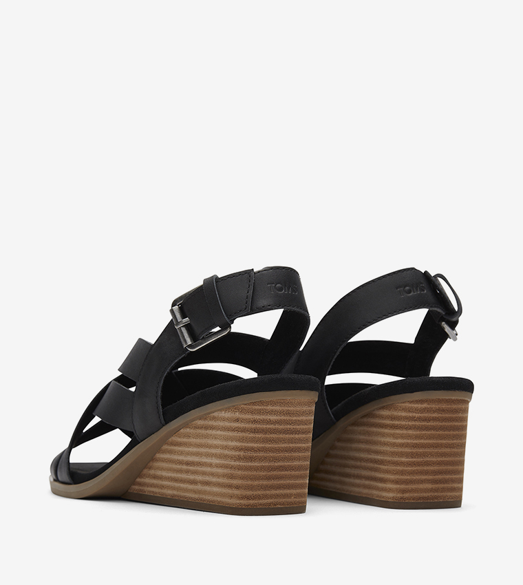 GRACIE Open Toe Wedge Sandals