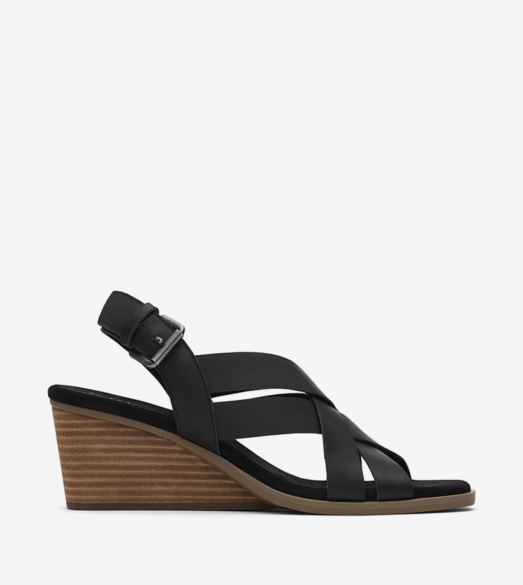 GRACIE Open Toe Wedge Sandals