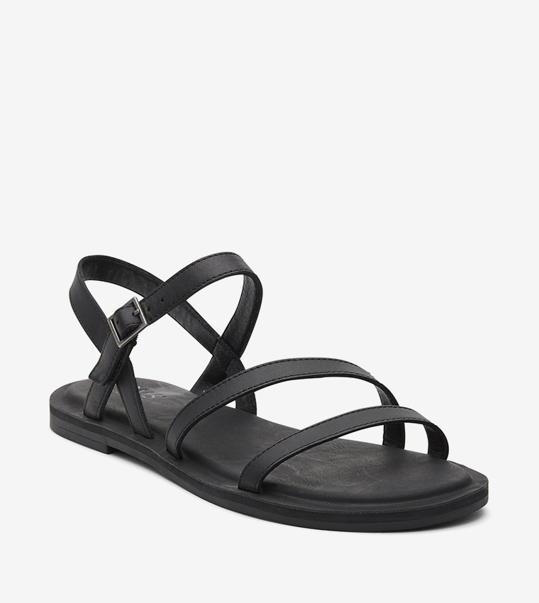 KIRA Open Toe Flat Sandals