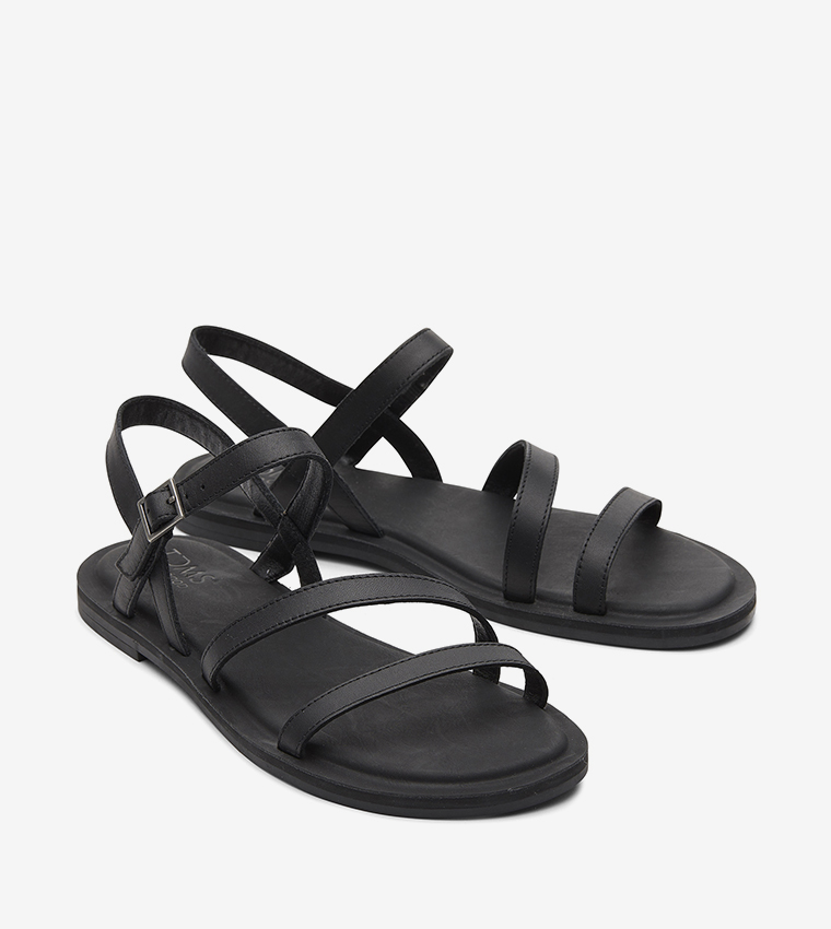 KIRA Open Toe Flat Sandals