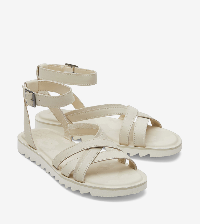 RORY Open Toe Flat Sandals