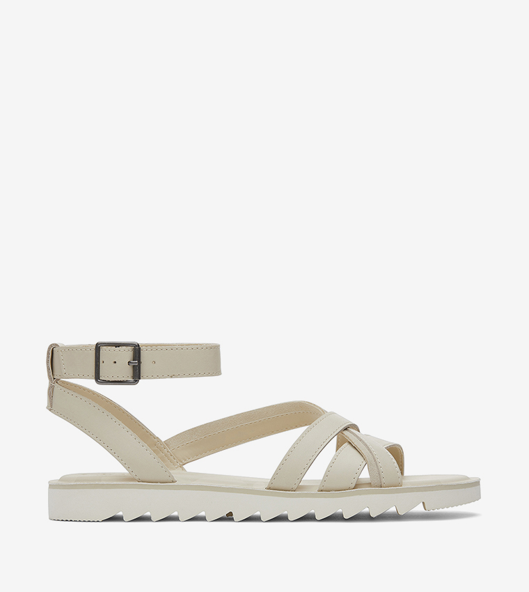RORY Open Toe Flat Sandals