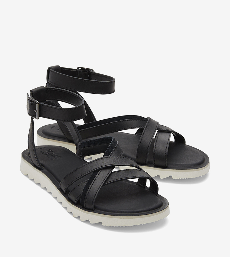 RORY Open Toe Flat Sandals