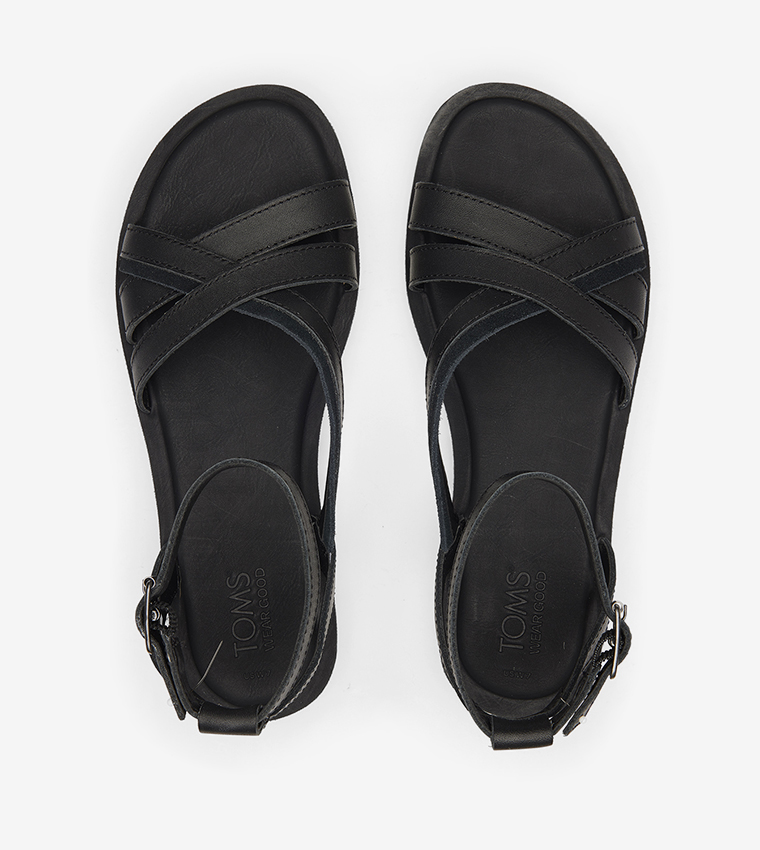 RORY Open Toe Flat Sandals