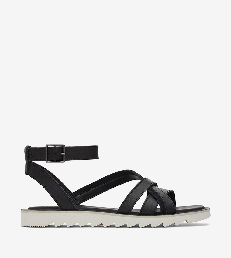 RORY Open Toe Flat Sandals