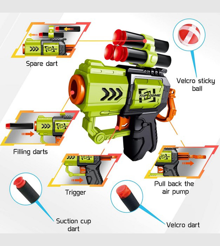 Air Blaster Mini Soft Bullet Gun