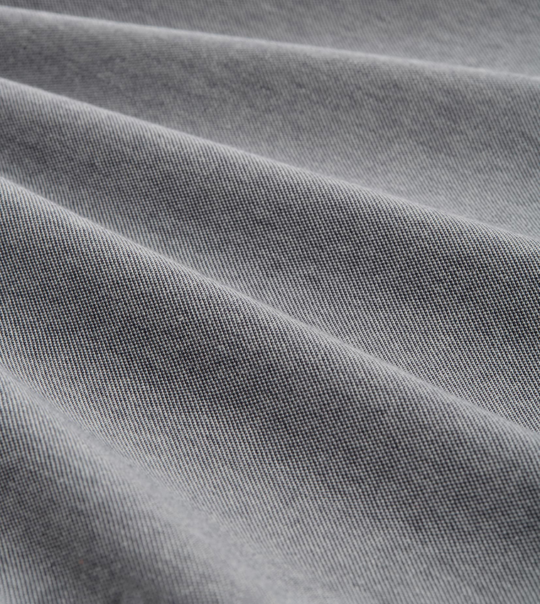 Logo Printed Stand-Up Collar T-Shirt