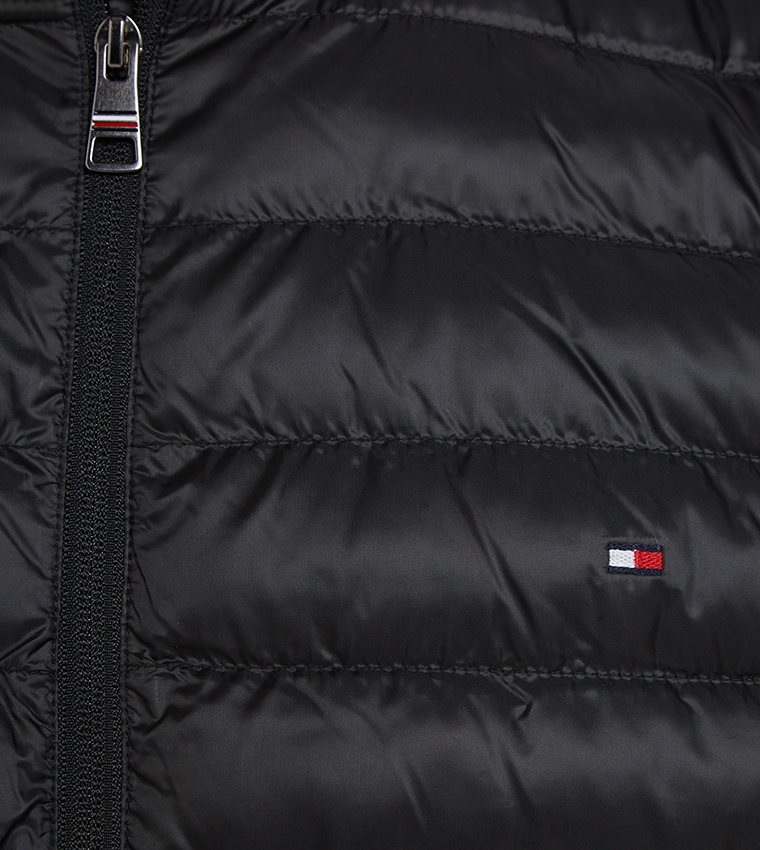 Solid High Neck Gilet
