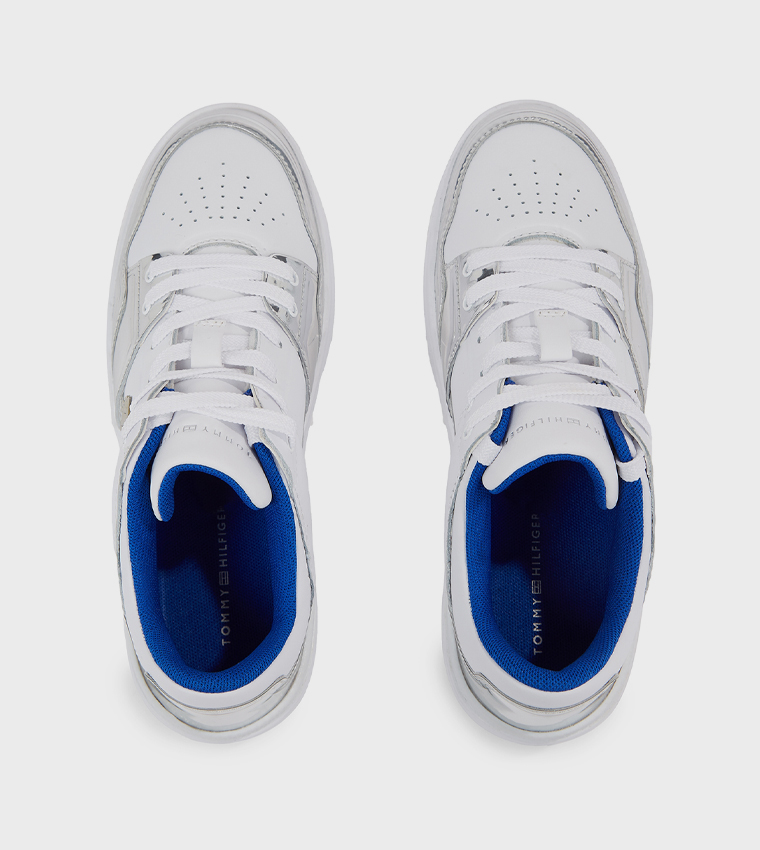 Logo Detail Lace-Up Sneakers