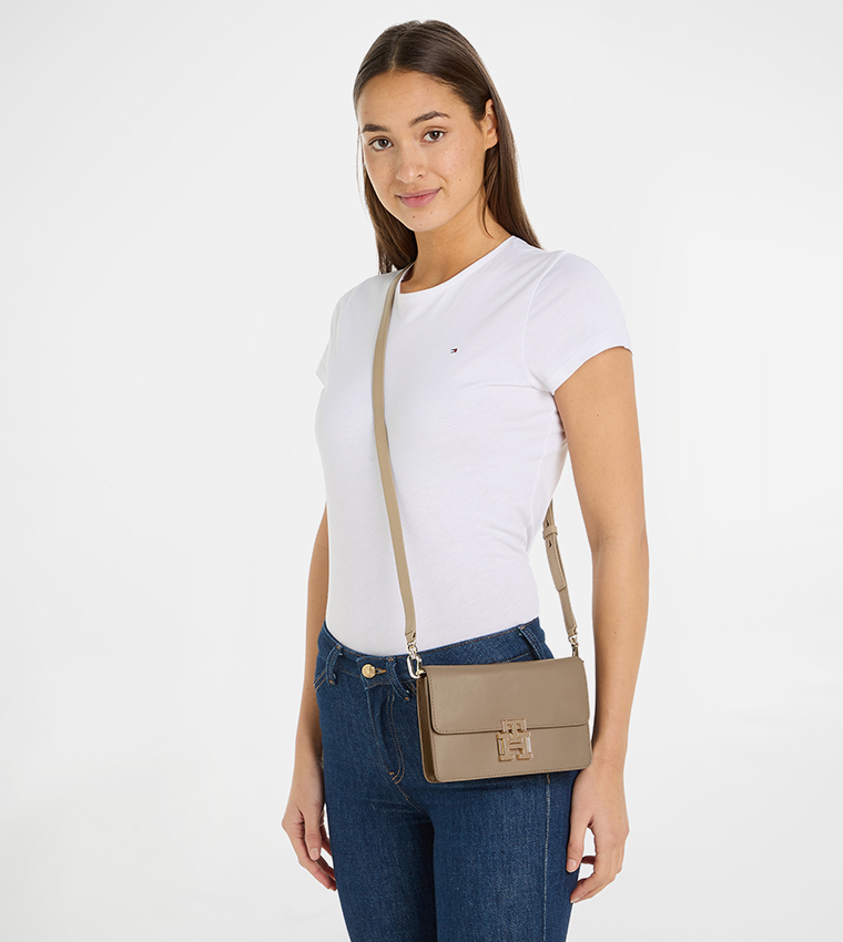 Monogram Plaque Crossbody Bag
