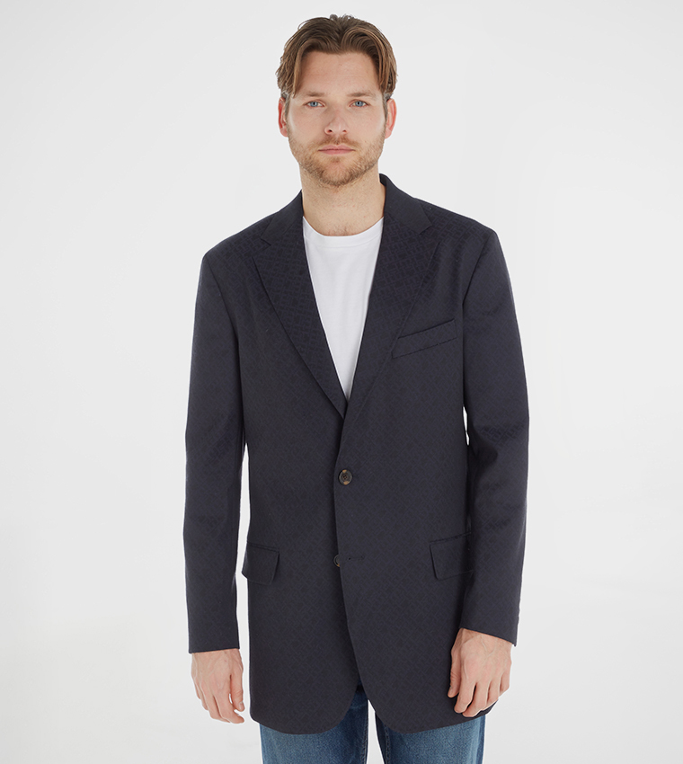 Monogram Single Breasted Blazer