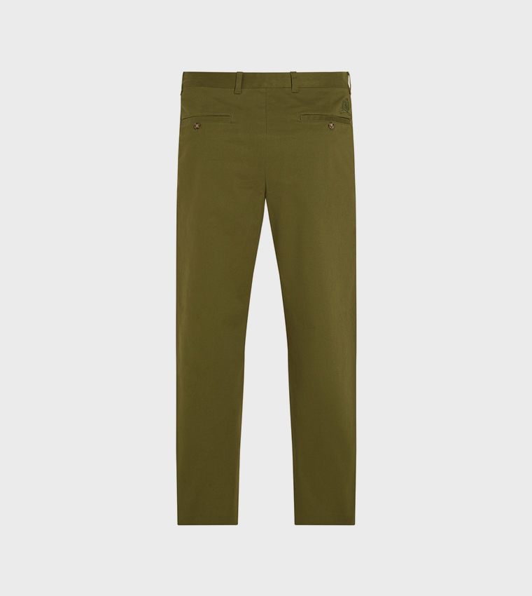 بنطال تشينو سادة بأزرار 