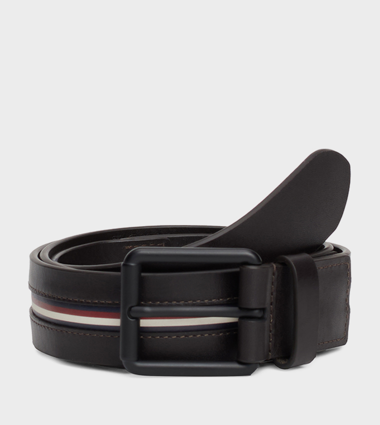 Flag Detail Buckle Belt
