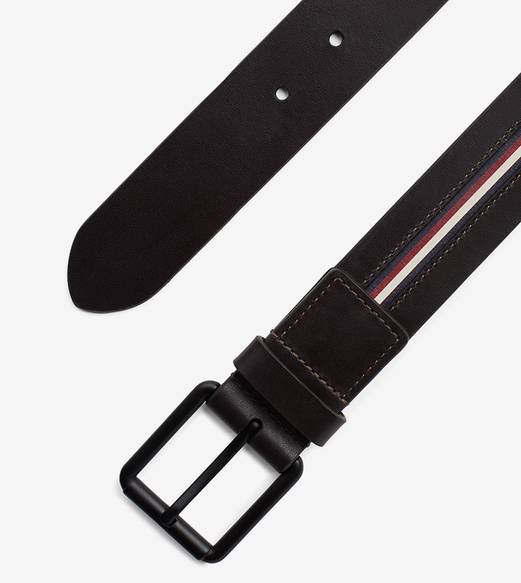 Flag Detail Buckle Belt