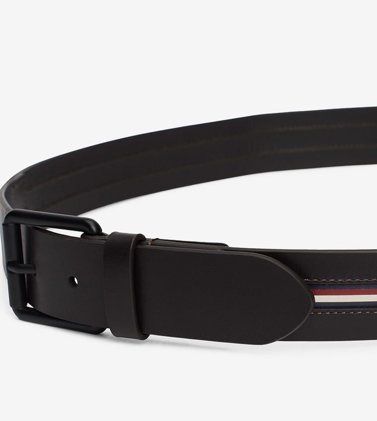 Flag Detail Buckle Belt