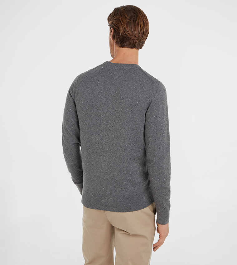 PIMA Flag Detail Cashmere Sweater
