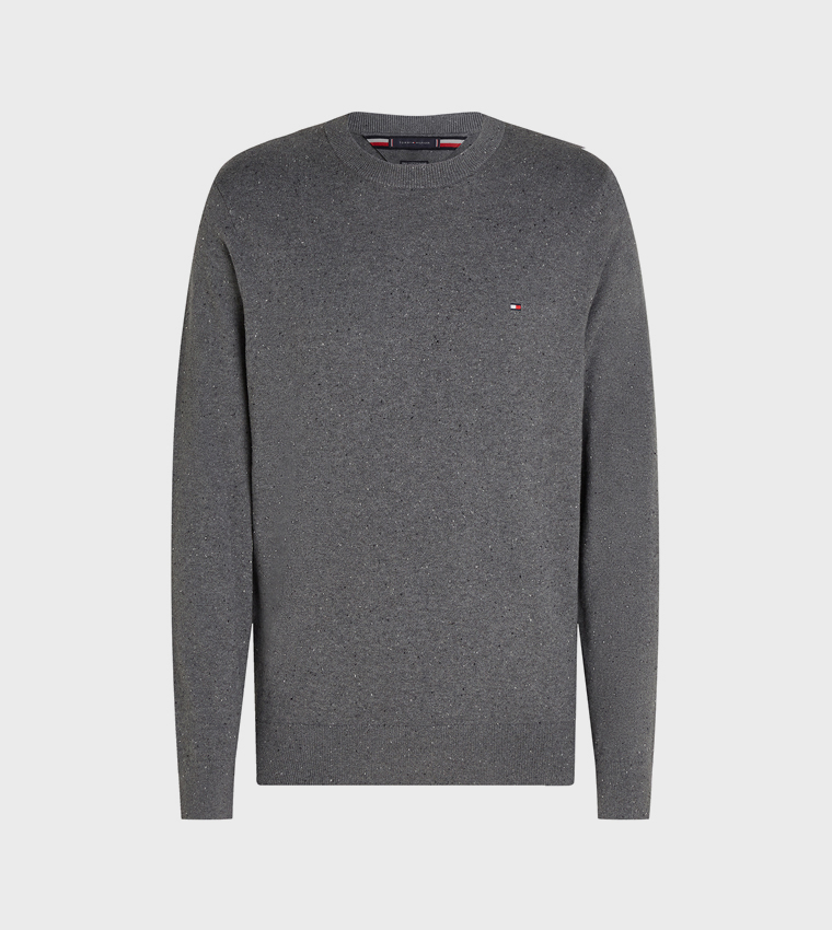 PIMA Flag Detail Cashmere Sweater