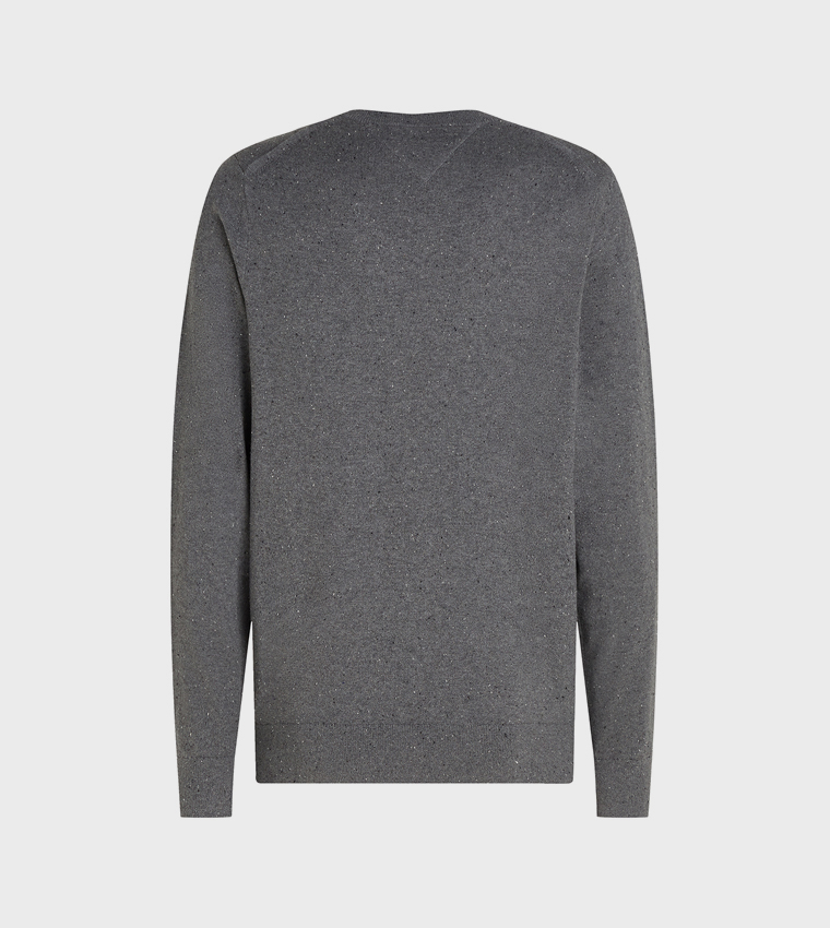 PIMA Flag Detail Cashmere Sweater