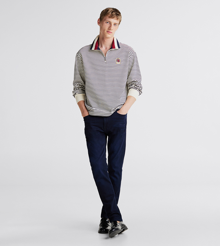 BLEECKER Faded Slim Fit Jeans