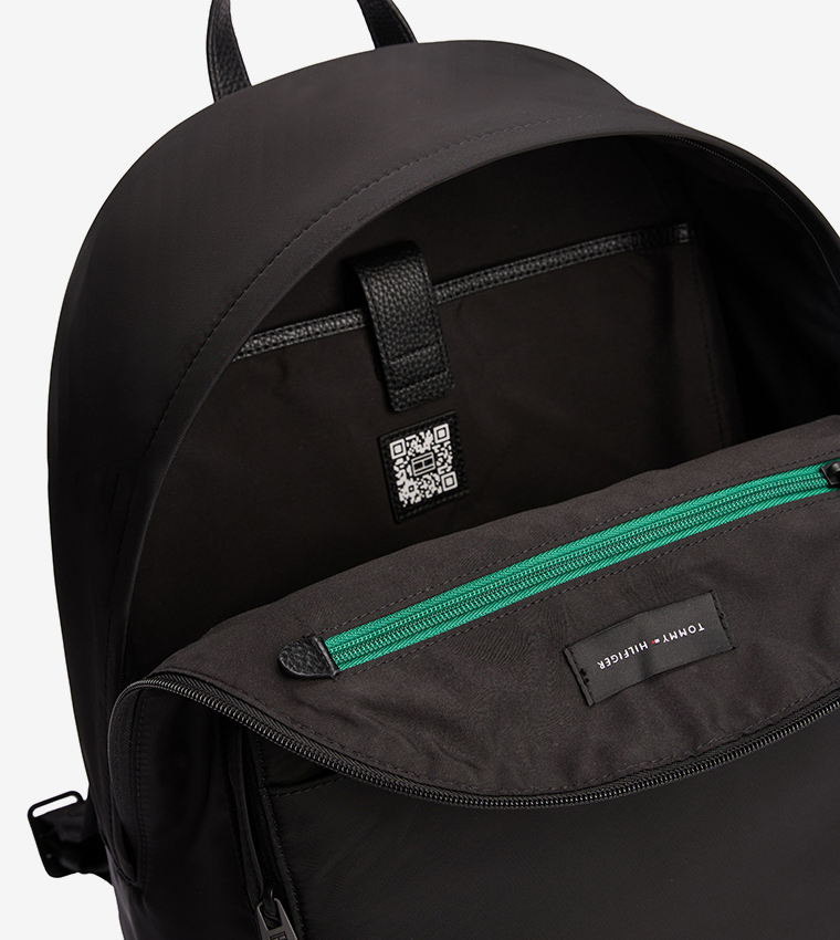 Logo Detail Zip Around Backpack