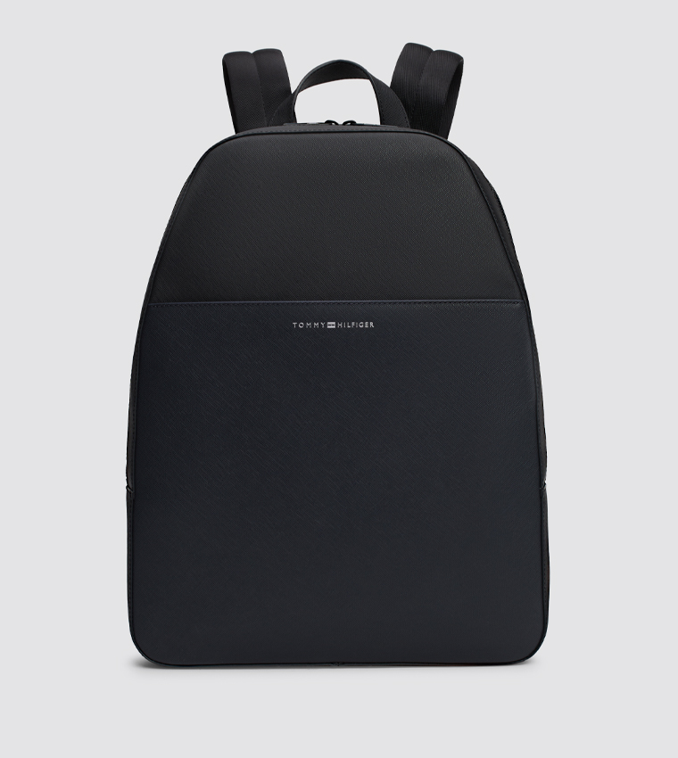 Textured Leather Backpack