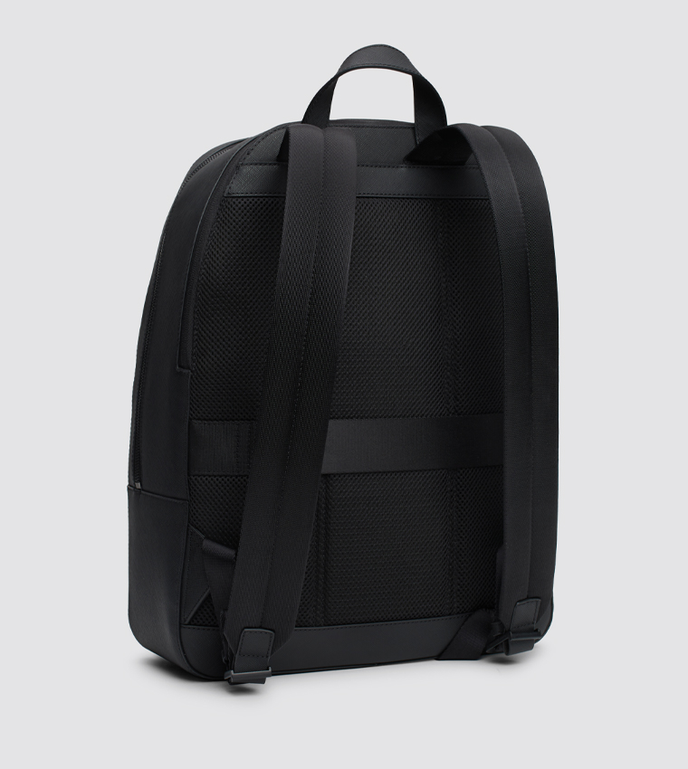 Textured Leather Backpack