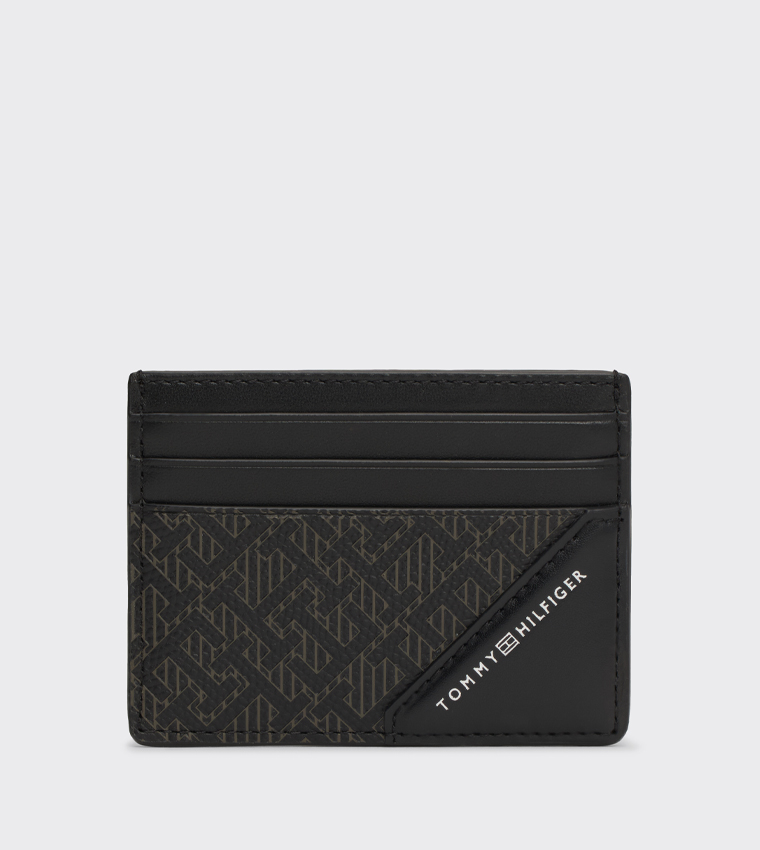 Monogram Patterned Card Holder