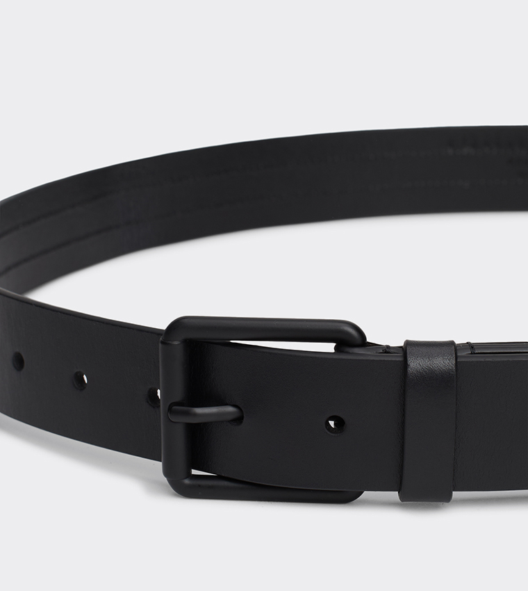 Flag Detail Buckle Belt