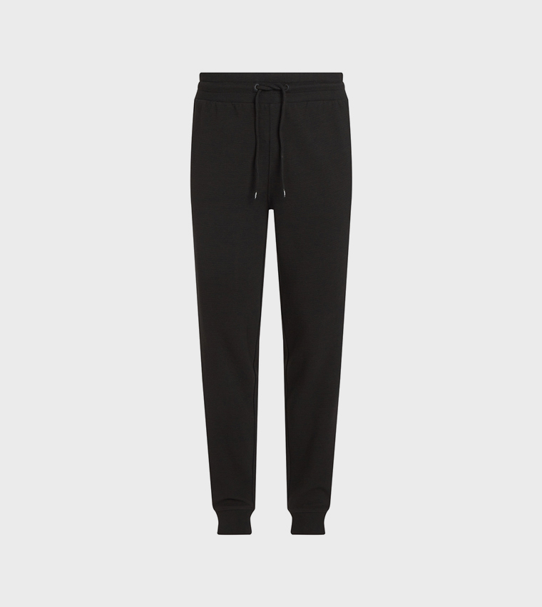 Side Striped Drawstring Waist Joggers