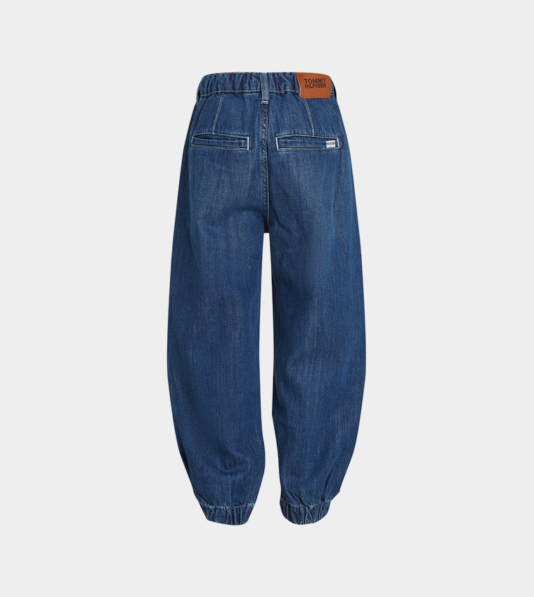 Washed Mid Rise Jeans