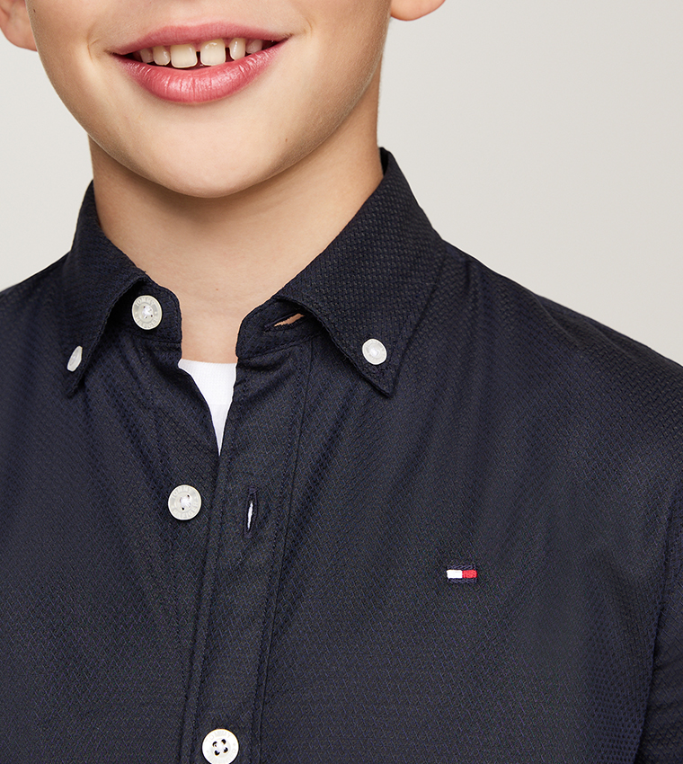 Logo Detail Long Sleeves Shirt