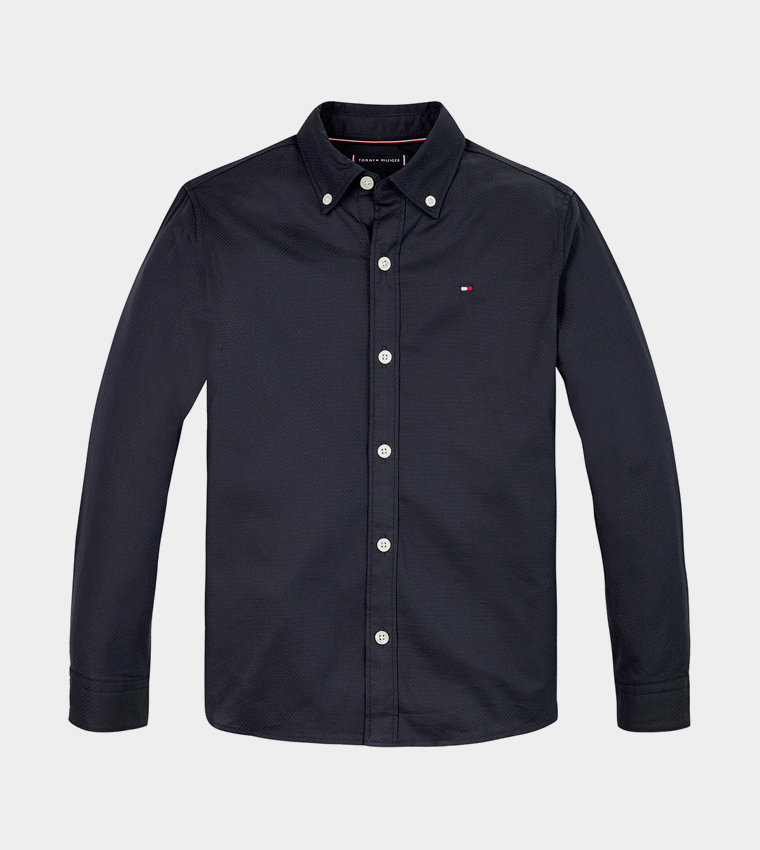 Logo Detail Long Sleeves Shirt
