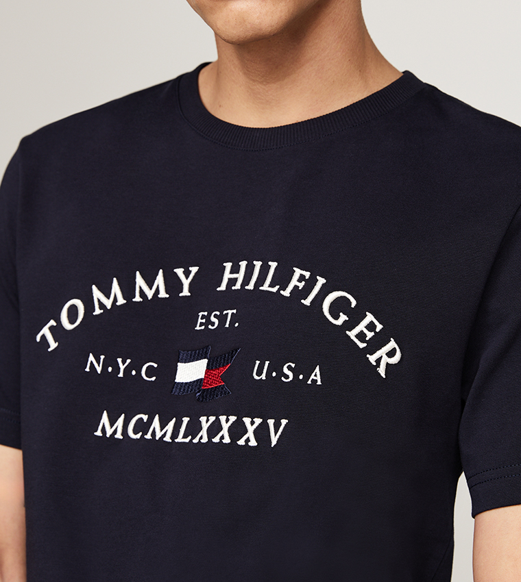 Nautical Arch Monotype Crew Neck T-Shirt