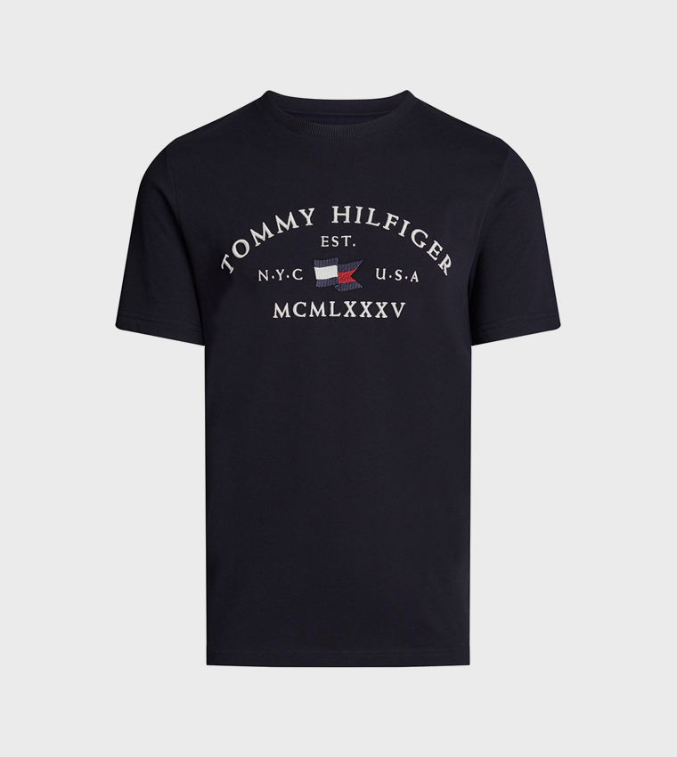 Nautical Arch Monotype Crew Neck T-Shirt