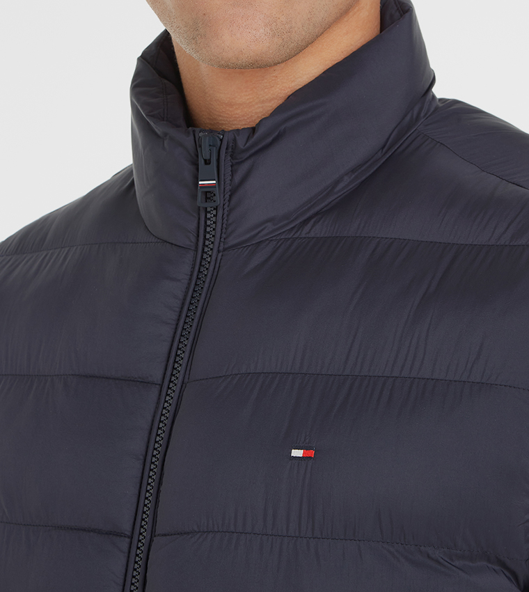 Solid High Neck Gilet