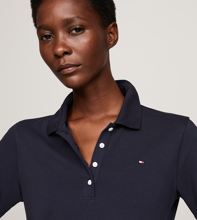 1985 Flag Detail Polo T-Shirt