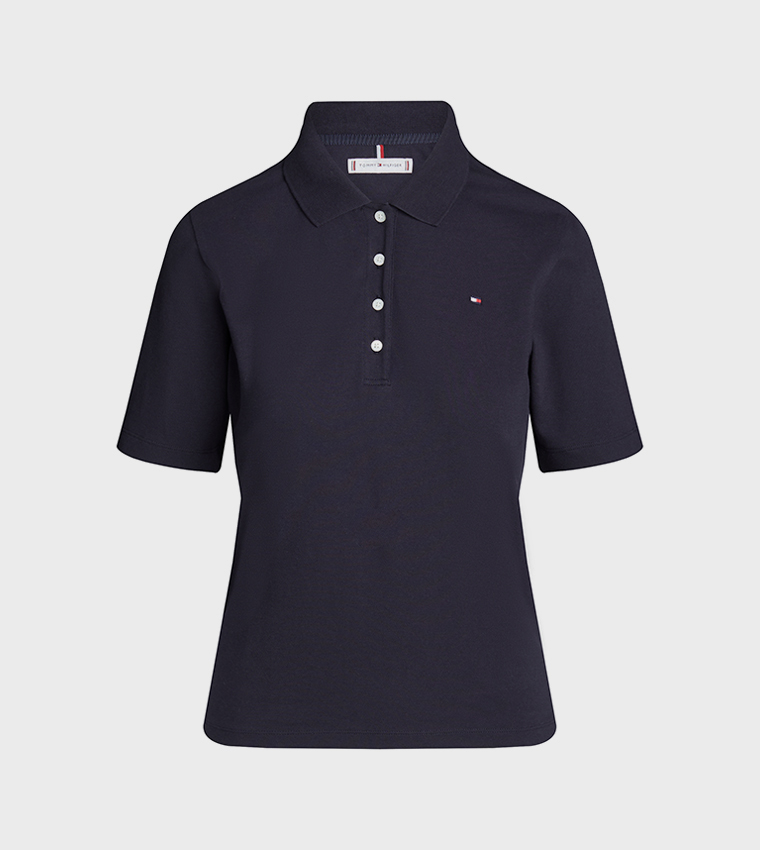 1985 Flag Detail Polo T-Shirt