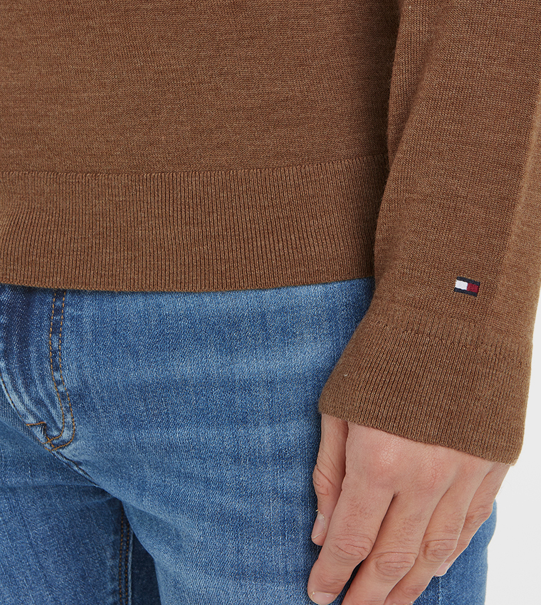 Solid Turtle Neck Sweater