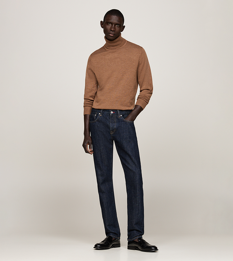 Solid Turtle Neck Sweater