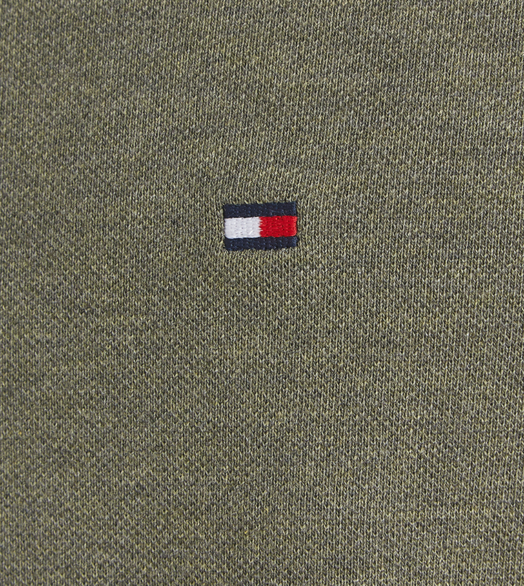 1985 Flag Detail Slim Fit Polo T-Shirt