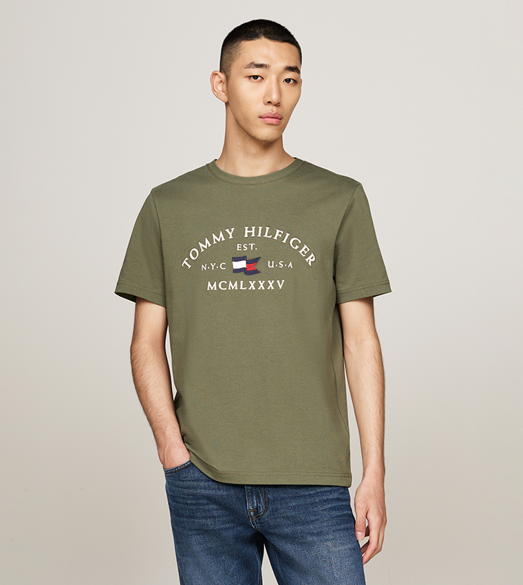 Nautical Arch Monotype Crew Neck T-Shirt