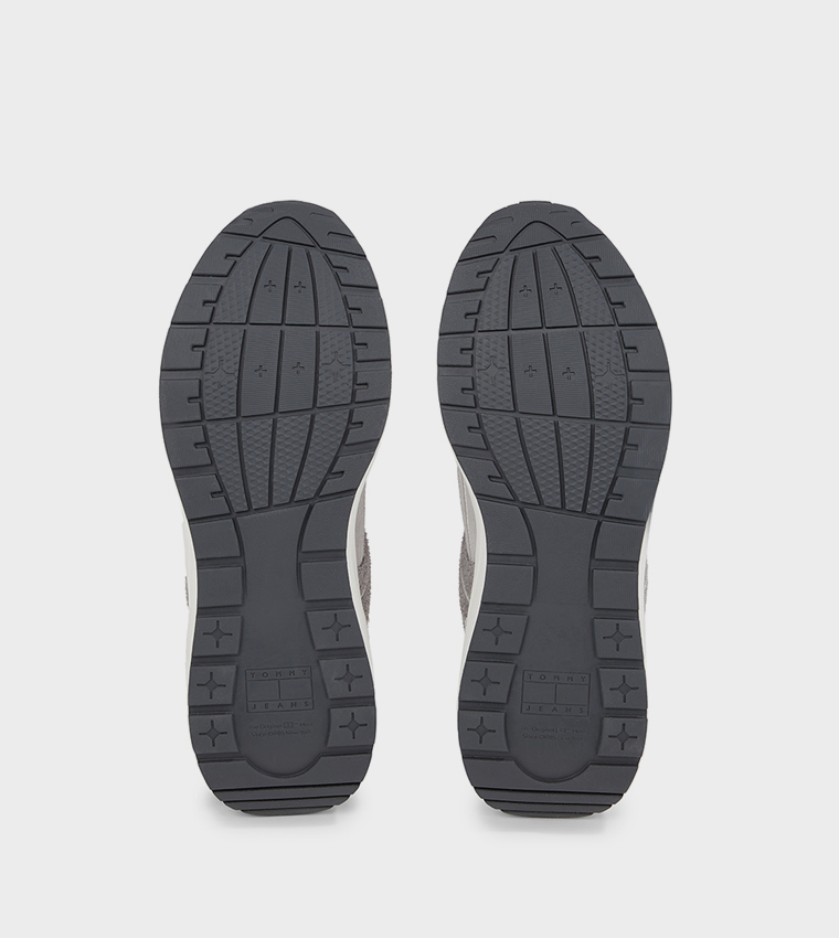 MIX MATER Lace-Up Runner Sneakers